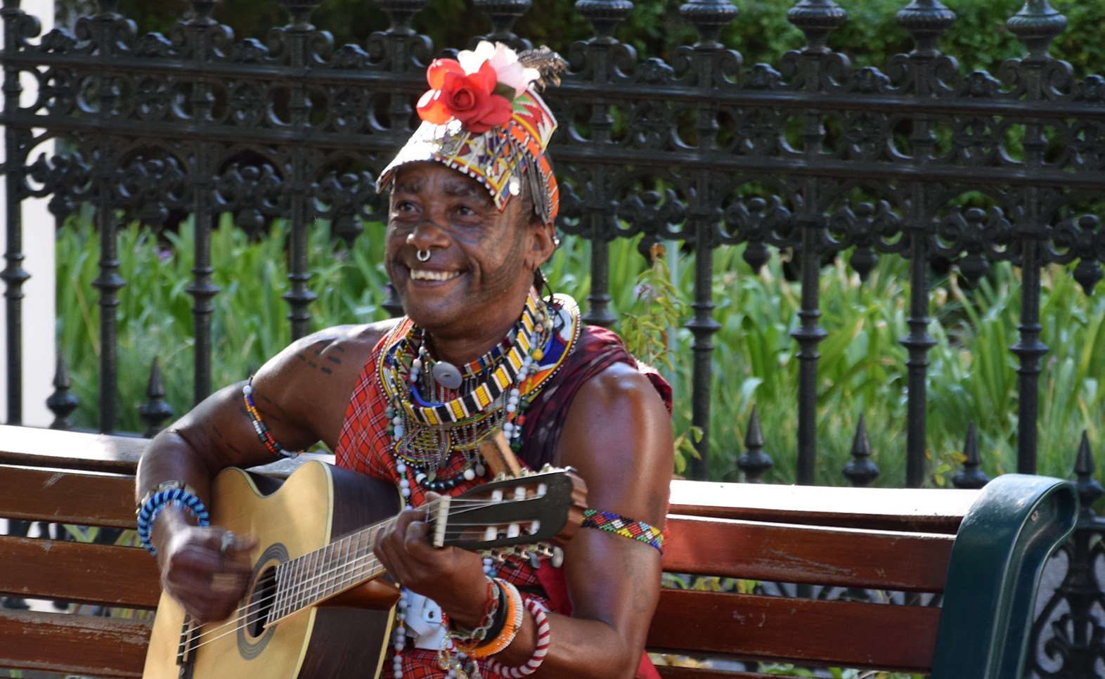Musiker in Kapstadt. Foto A.A.Bispo